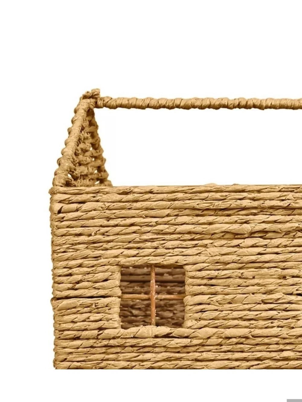 Bullseye's Playground Viral Woven Open Top House Storage Basket